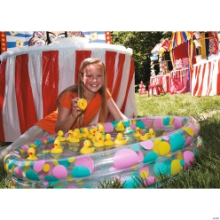 Duck Pool with Numbered Ducks - 21 Piece